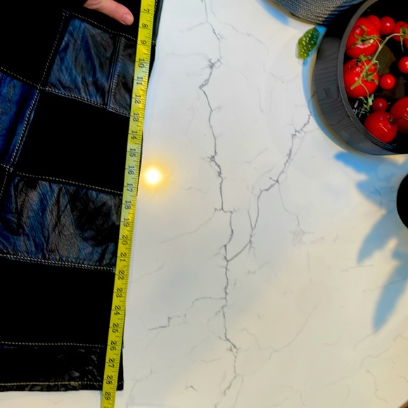 Black patchwork A line skirt - Picture 5 of 5